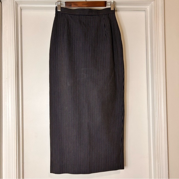 Ann Freedberg Pinstriped Skirt - Picture 2 of 10